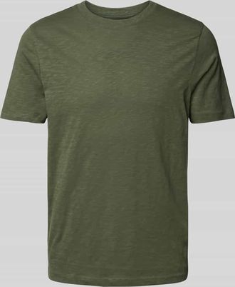 Mc Neal T-Shirt mit Stehkragen in Khaki, Gr&ouml;&szlig;e XXL