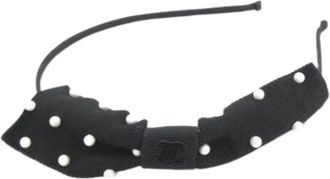 Chanel Pre-owned Accessories, female, Black, Size: ONE SIZE Pre-owned Alice band