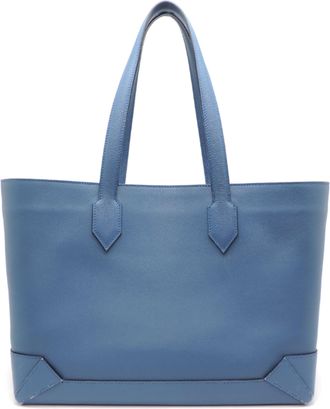 Herm&egrave;s Blue Agate Epsom Leather Tote Bag (Pre-Owned)