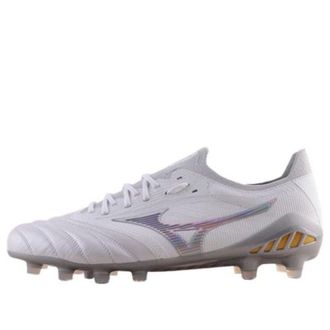 Mizuno Morelia Neo III Football Cleats White Light Grey P1GA239004