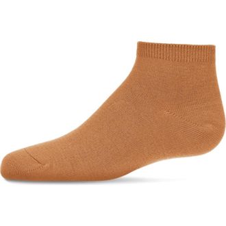 MeMoi Basic Silky-Soft Gauge Ankle Sock in Toffee at Nordstrom, Size 6-12M