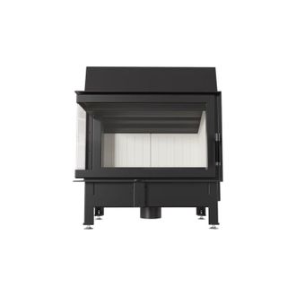 Kratki Kratki - Bricosol Chimenea De Le&ntilde;a De Acero Zibi Izquierda 11 Kw &Oslash; 180