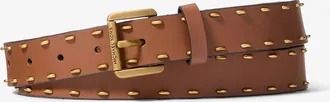 Michael Kors Studded Leather Belt