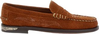 Sebago Light Brown Dan Dallas Suede Penny Loafers