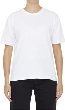 Khaite Tijdloze Elegance White Tee - Dames - T-shirts - Wit - S - Katoen - Tops