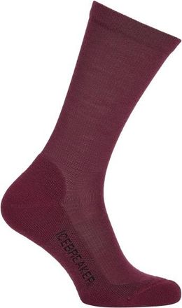 Icebreaker Lifestyle Light Crew Multifunktionssocken f&uuml;r Damen | rot