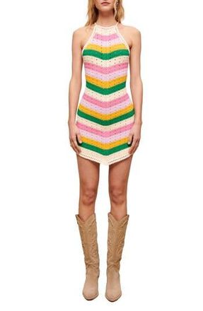 Maje Ramina Knit Stripe Dress in Multicolor at Nordstrom Rack, Size 2 (Fits Like 4-6 Us) / 38 Eu