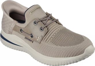 Skechers Mens Delson 3.0 Roth Slip-On Shoes In Taupe