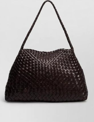 Dragon Diffusion woven slouchy tote bag single strap