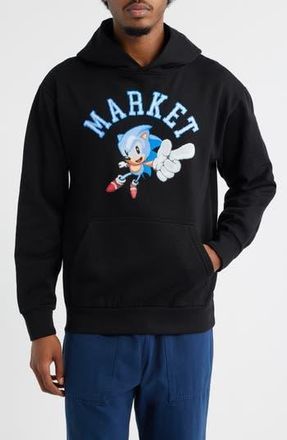 Market x Sonic No. 1 Hoodie in Black at Nordstrom Rack, Size Small
