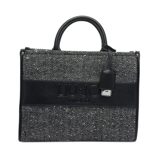 Borsa A Mano Liu Jo - Elegante Con Manici E Cintura, Nero - Foto 8