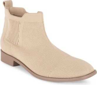 Elie Tahari Roundabout Knit Bootie in Natural at Nordstrom, Size 7.5