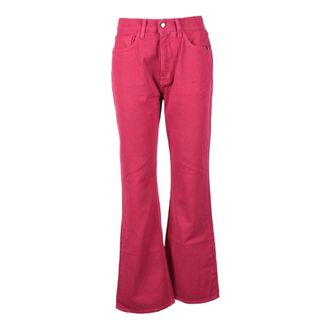 Amish Wide Jeans, female, Red, W26, Cotton Jeans