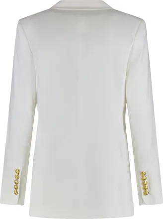 Veronica Beard Womens Jacket Dale Dickey Off White Linen Blazers