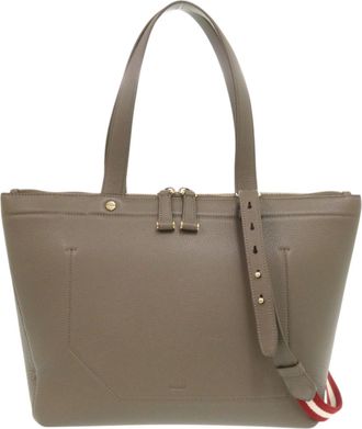 Bally Leather Tote Bag (Pre-Owned)