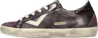 4B12 Suprime Sneakers - Dames - Sneakers - Bruin - 39 EU - Leer - Schoenen
