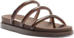 Schutz Polly Sporty Platform Sandal in Marrom Chocolate Bar at Nordstrom Rack, Size 10