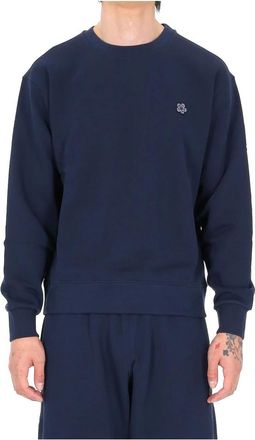 Kenzo Boke Flower Crewneck Sweatshirt - Heren - Sweatshirts - Blauw - M - Katoen - Hoodies & sweatvesten