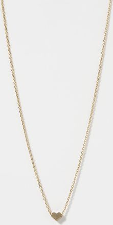 Simons Womens Golden minimalist heart chain