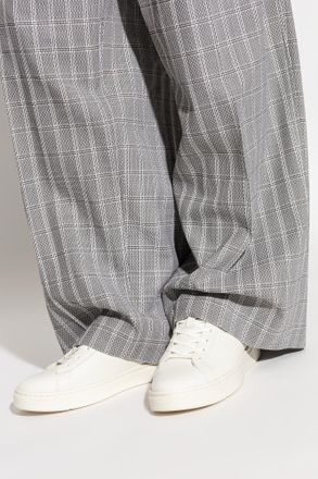 Emporio Armani Sports Shoes With Embossed Logo, Mens, White