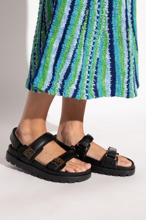 Tory Burch Mellow Sport Sandals, Womens, Black