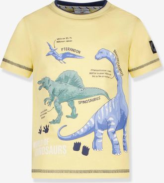 Salt And Pepper T-Shirt mit Dinosaurier-Print nachtleuchtend Jungen Salt and Pepper senfgelb