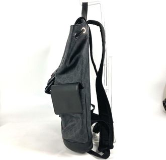 Gucci Black Gg Supreme Backpack (Pre-Owned)