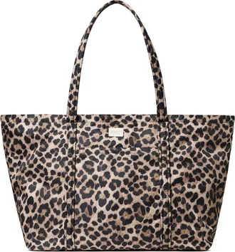 Loeffler Randall Dina Leopard Print Tote in Brushed Leopard at Nordstrom