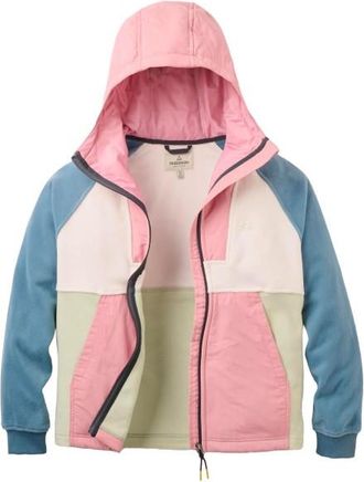 Passenger Alexander Recycled Full Zip Polar Fleece Fleecejacke f&uuml;r Damen | rosa