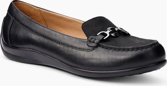 Hotter Womens Dover Womens Loafers - Black - Size: 4.5