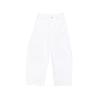 Alaia White Wide-leg Jeans