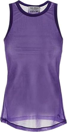 The Attico Sleeveless Top - Dames - Tops zonder mouwen - Paars - S - Nylon - Tops