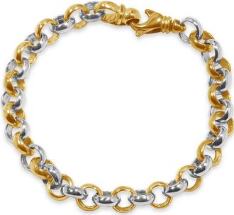 Pompeii3 Mens Rolo Link 14k Gold (49gram) or Platinum (80gram) 9mm Bracelet 8.5