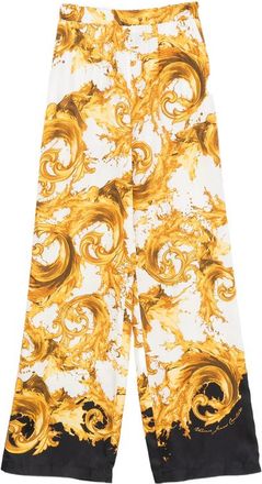 Versace Jeans Couture Barocco-print Wide-leg Trousers