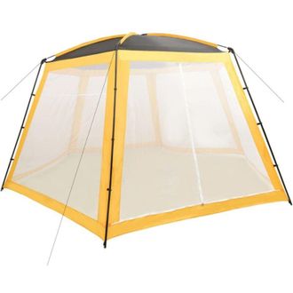 vidaXL Carpa Para Piscina De Tela Amarilla 590x520x250 Cm Vidaxl