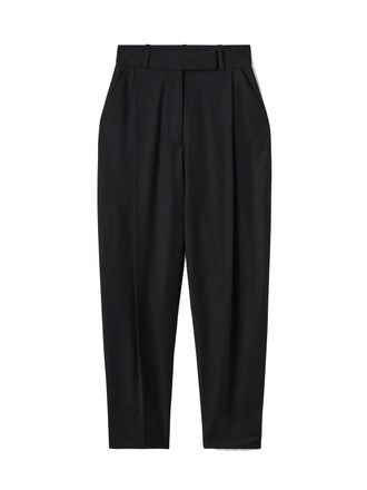 Toteme Black Wool Deep Pleat Trousers Size M