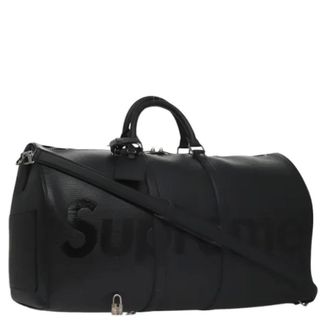 Louis Vuitton Pre-owned Leather travel-bags - Dames - Pre-owned - Zwart - Maat: ONE Size Leer