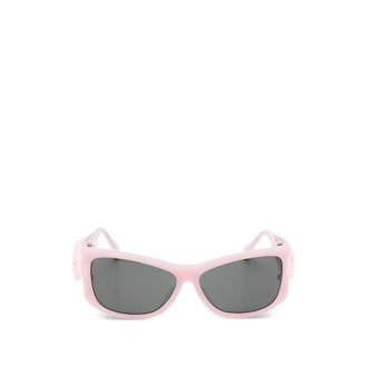 Yvmin Hair-clip Rectangle-frame Sunglasses