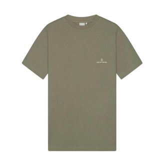Law Of The Sea Logo Tee Korte Mouw T-shirt - Heren - Tops - Groen - Maat: M Katoen