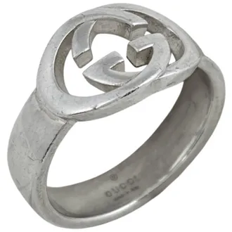 Gucci Silver Silver 925 Band Ring (Pre-Owned)