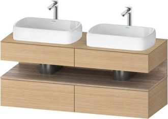 Duravit Qatego Consola Mueble Bajo Lavabo, 2 Extensiones, 2 - Duravit