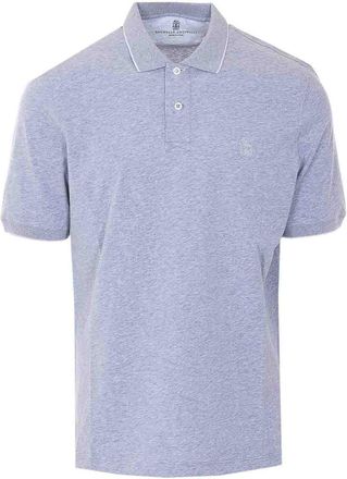 Brunello Cucinelli Grey Polo