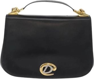 Dior Pre-owned Vintage CD Logo Schoudertas - Dames - Vintage Handtas - Zwart - ONE Size - Leer - Vintage