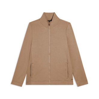 Freddy Felpa donna full-zip con inserti in tessuto micro-trecce