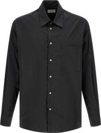 Christophe Lemaire Black Full Sleeves Shirt