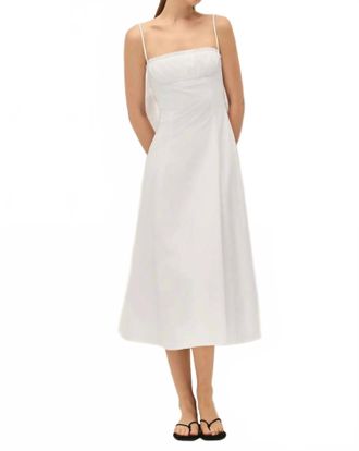 Elodie Sienna Midi Dress In Cannoli Cream