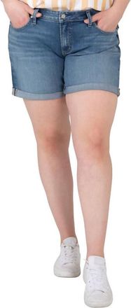 Silver Jeans Co Boyfriend Jean Short In Medium Wash