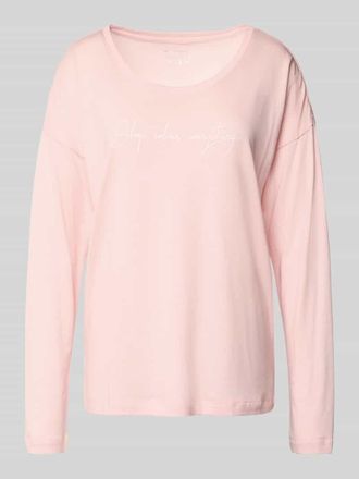 Lascana Longsleeve mit Statement-Print in Rosa, Gr&ouml;&szlig;e 44-46
