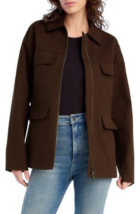 Favorite Daughter The Margaret Jacket in Chocolate at Nordstrom, Size X-Large