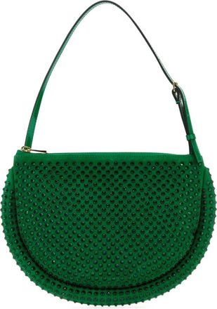 J.W.Anderson Groene su&egrave;de schoudertas - Dames - Schoudertassen - Groen - ONE Size - Su&egrave;de - Tassen